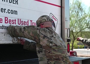 Arizona National Guard delivers medical-grade reusable gowns to nursing homes