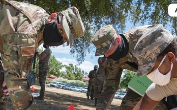 August UTA with 349 AMW Commander, Col. Lee E. Merkle and Command CMSgt. Jimmy Burmeister