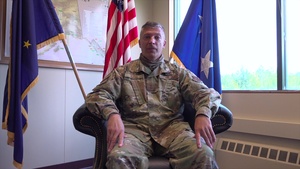 Alaska adjutant general provides brief COVID-19 message for personnel