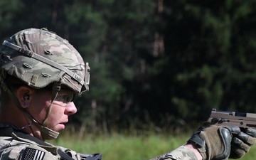 USAREUR Best Warrior Competition Pistol Stress Shoot Range