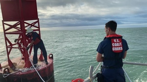 Coast Guard Station Charleston conducts post Tropical Storm Isaias assessment