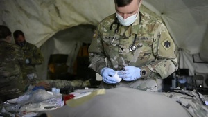 Oklahoma National Guard Soldiers take part in mass casualty training