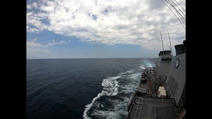 F-16 Fly-By of USS Porter in the Black Sea