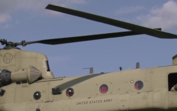 12th CAB and 173rd soldiers train sling loads and air assaults for Saber Junction 20.