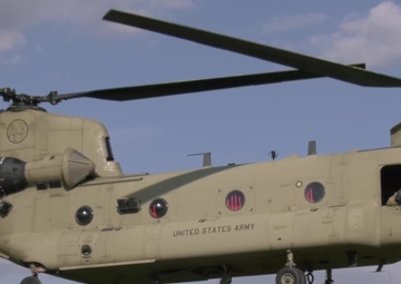 12th CAB and 173rd soldiers train sling loads and air assaults for Saber Junction 20.