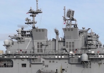 USS Tripoli (LHA 7) arrives at Naval Station Guantanamo Bay