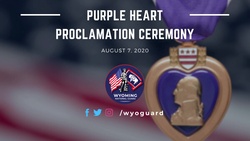 Purple Heart Day declared in Wyoming
