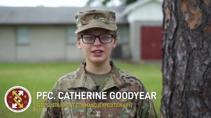 Why I Serve with Pfc. Catherine Goodyear