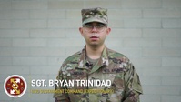 Why I Serve with Sgt. Bryan Trinidad