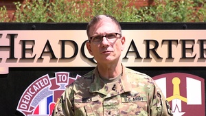 807th Commanding General 2020 SHARP Message