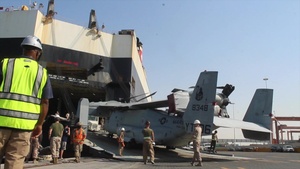 Ospreys offload, 30th ABCT loading Operations
