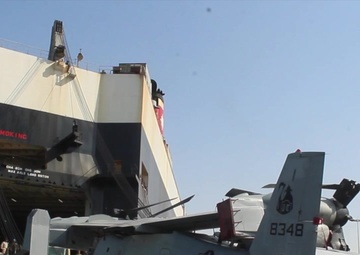 Ospreys offload, 30th ABCT loading Operations