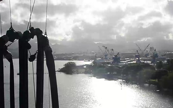 Warbirds Aboard USS Essex Pull In To Hawaii
