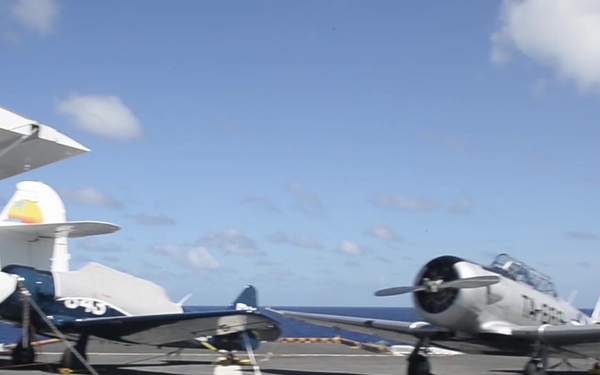 Warbirds Aboard USS Essex Pull In To Hawaii