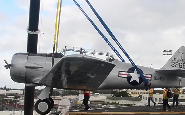 Warbirds Aboard USS Essex Pull In To Hawaii