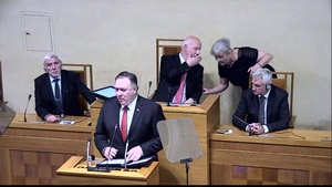 Secretary of State Michael R. Pompeo remarks at the Czech Senate, in Prague, Czech Republic