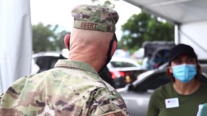 Florida Adjutant General Visits Miami Community Based Testing Sites - BROLL