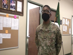 Supply Sergeant Prepares 400th MP BN Convoy