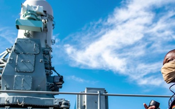 CIWS is Fired Aboard USS Germantown (LSD 42) During Live-Fire Exercise