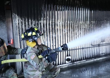 23rd OD Firefighters train alongside Ramstein Firefighters