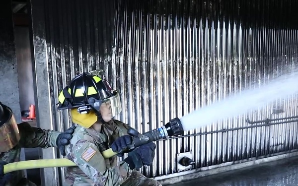 23rd OD Firefighters train alongside Ramstein Firefighters