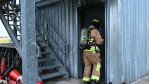 Barksdale First Sergeants immersion with the 2nd CES Fire Department