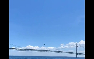 Detectives seek help finding pilot who flew under Mackinac Bridge