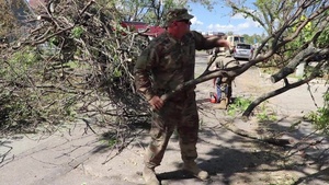 Iowa National Guard derecho cleanup