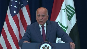 Secretary Pompeo holds a joint press availability with Iraqi Foreign Minister Fuad Hussein