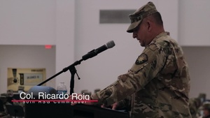 254th Transportation Battalion change of command ceremony