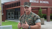 Senior enlisted leaders discuss COVID-19 procedures for local DODEA school parents