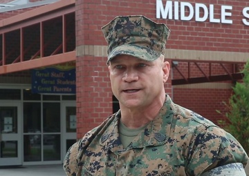 Senior enlisted leaders discuss COVID-19 procedures for local DODEA school parents