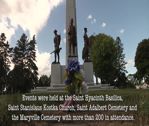 Illinois National Guard commemorates centennial celebration with Polish partner