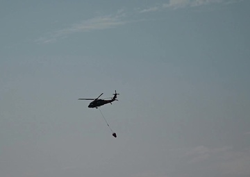 Arizona National Guard aviators provide fire suppression support for Tonto National Forest