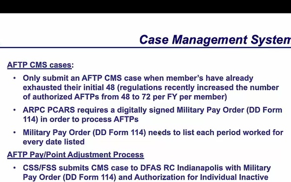 Air Reserve Component Orientation for ANG - Points (August 2020)