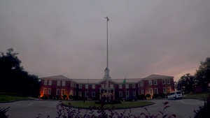 (Time Lapse) Evening Colors Ceremony