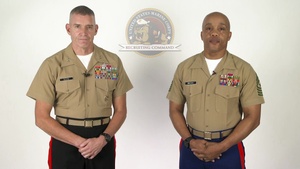 MCRC CG and SgtMaj introduce the "MCRC Five" principles for success