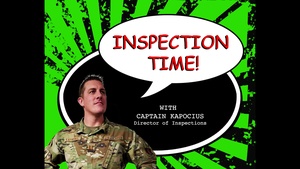 Inspection Time with Captain Kapocius Director of Inspections