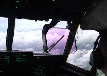 53rd Weather Reconnaissance Squadron Airmen gather data from Tropical Storm Laura