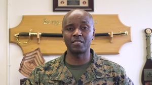 MCBH PSA: Base sergeant major discusses managing time in ROM