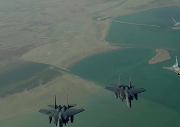Qatari-U.S. Air Forces Central Command Friendship Event Flyover