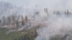 Oregon Army National Guard assists with Eastern Oregon forest firefighting operations