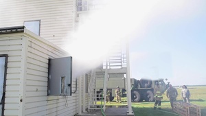 Joint Training with the 87th CES Fire Department and the 369th Engineer Detachment