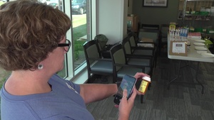 Wright-Patterson AFB's Kittyhawk Pharmacy is using QR codes on prescriptions.