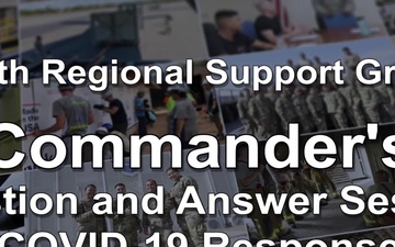 Commander's COVID-19 Q&amp;A Session - Aug. 27, 2020