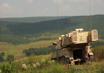 1/109th Field Artillery Soldiers qualify Paladin crews on Table XI qualifications