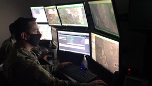 222nd ISS supports fire fighting efforts at Latour Butte Lookout