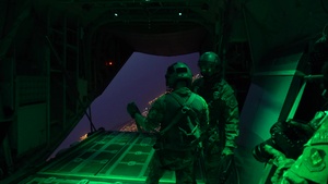 Parajump from C-130J Super Hercules