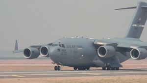 B-Roll: Aircraft return to Travis AFB