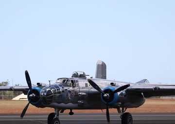 Warbirds Arrive to Wheeler Army Airfield B-roll